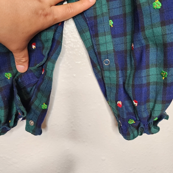 Vintage B.T. Kids Romper Bubble Lace Collar Apple Embroidery 24 months - Picture 6 of 7